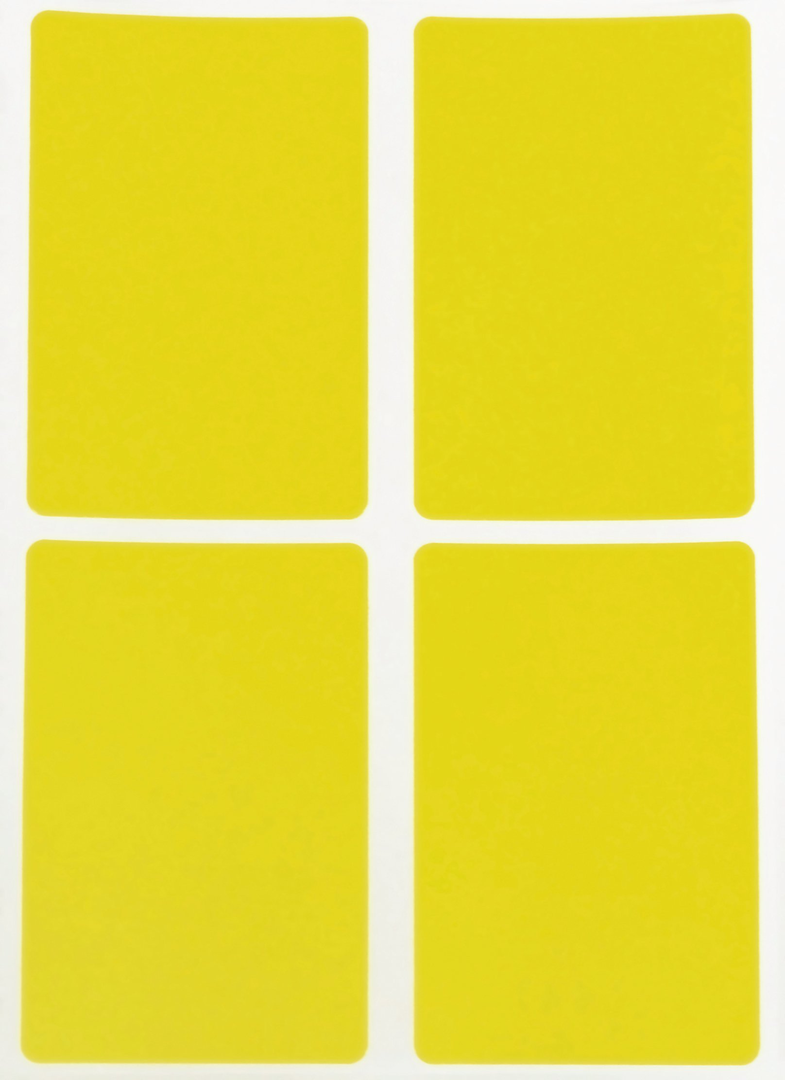 Yellow Color Stickers Writable Surface 7.5 cm x 5 cm Rectangle Inventory Labels (75 mm x 50 mm) 200 Pack by Royal Green
