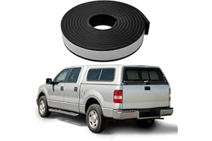 Camper Shell Seal Truck Rubber - 23FT x 2" x 0.2" EPDM Stripping for Truck Caps 200 lbs Max – Heavy Duty Weatherproof Tape