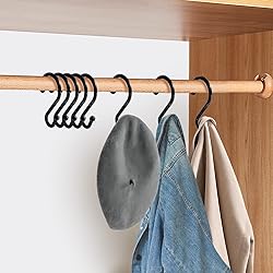 BellRhein Shower Curtain Hooks, Metal Shower Hooks