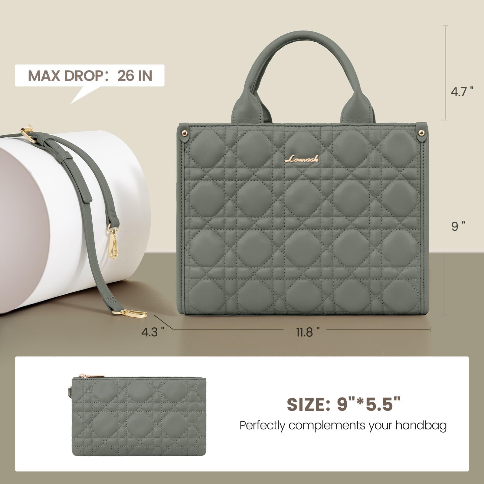 LOVEVOOK Purses and Handbags for Women, Handbags Shoulder Bags Black Purses and PU Leather Top Handles for Lady