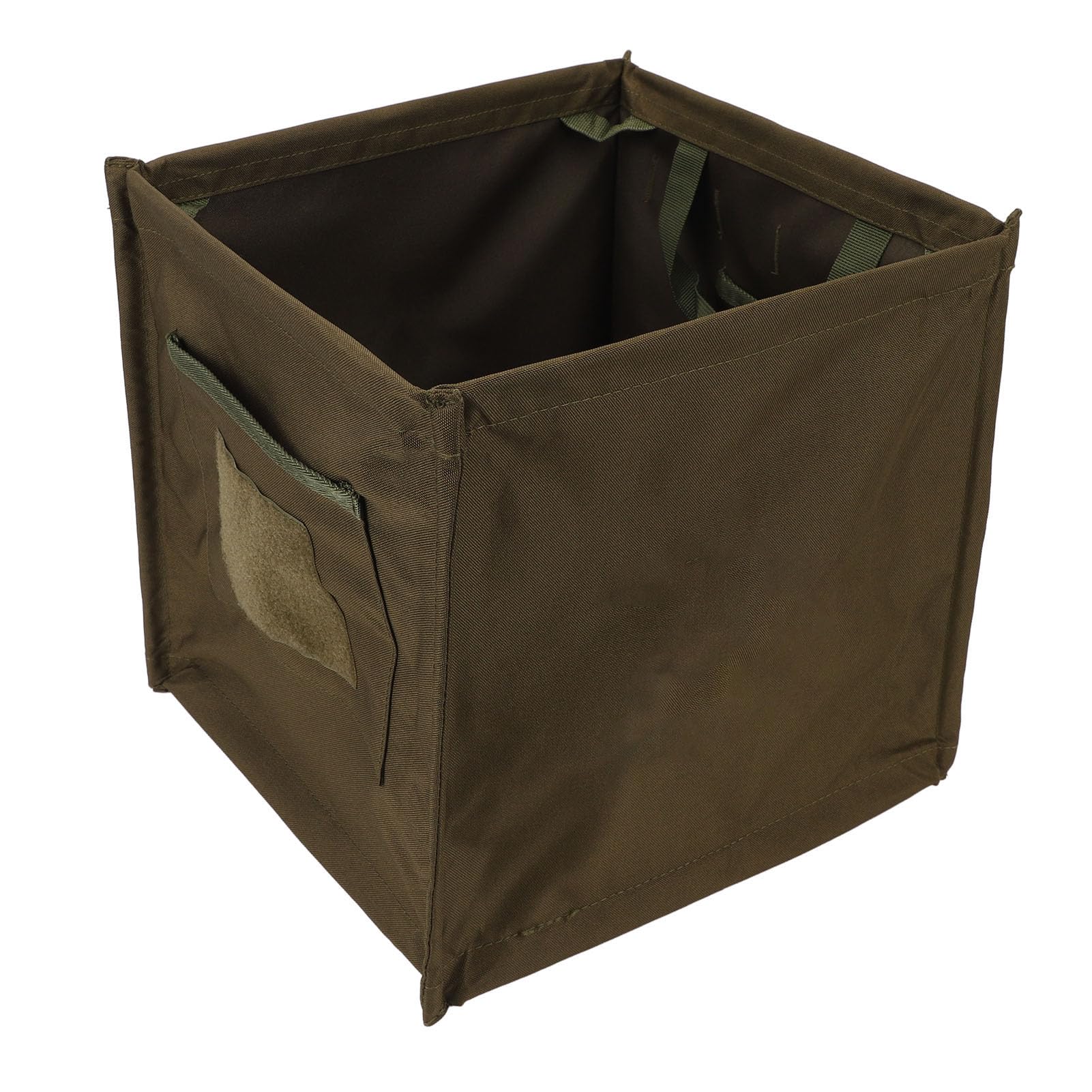 Sorandy Arborist Throw Line Storage Cube, 33L Large Capacity Easy Throwline Folding Cube, Outdoor Foldable Oxford Cloth Trash Can, Tree Climbing Gear Throwline Box for Camping (OD Green)
