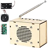 STEM Toys DIY FM Radio Kit, Science Circuit Project, Boy Gift Toys Age 8-13 | Birthday Gifts for 8 9 10 11 12 13 14 Year Old Boy - Toys for 9 Year Old Boys - Cool Stuff LearningToys - STEM Kits for Kids