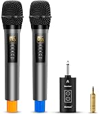 Amazon.com: ZERFUN Rechargeable Wireless Microphones Dual, Pro