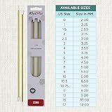 KnitPro Zing Single Pointed Needles 10 inch 3.50mm | Aluminium view 4