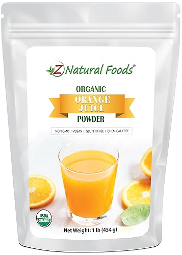 Organic Orange Juice Powder All Natural Vitamin C Fruit Drink