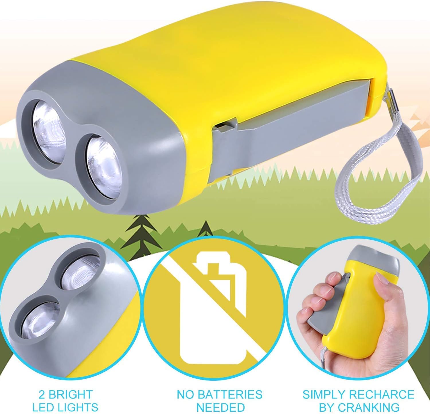 INNOCHEER Explorer Kit & Bug Catcher Kit for Kids Outdoor Exploration with Vest, Binocular, Magnifying Glass, Hand-Crank Flashlight, Whistle, Bug Collector, Bag for Boys Girls: Toys & Games