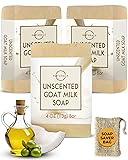 O Naturals 3-Pcs Goat Milk Soap with Soap Saver Bag