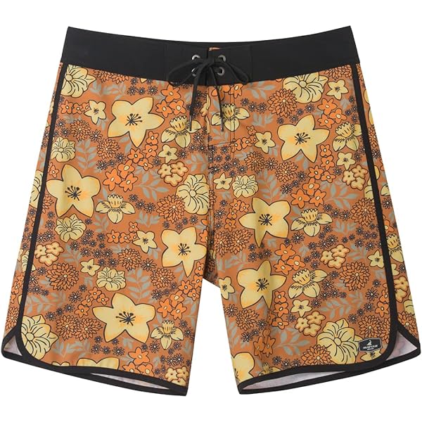 SURF CUZ Men's Board Shorts 4-Way Stretch Swim Trunks Quick Dry