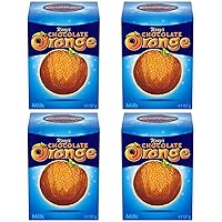 4-Pack Original Terrys Chocolate Orange Milk Chocolate Box Imported From The UK England, 1.54 pounds