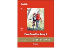 Canon 1432C003 PP-301 LTR Photo Paper Plus Glossy Letter (20 Sheets/Package)