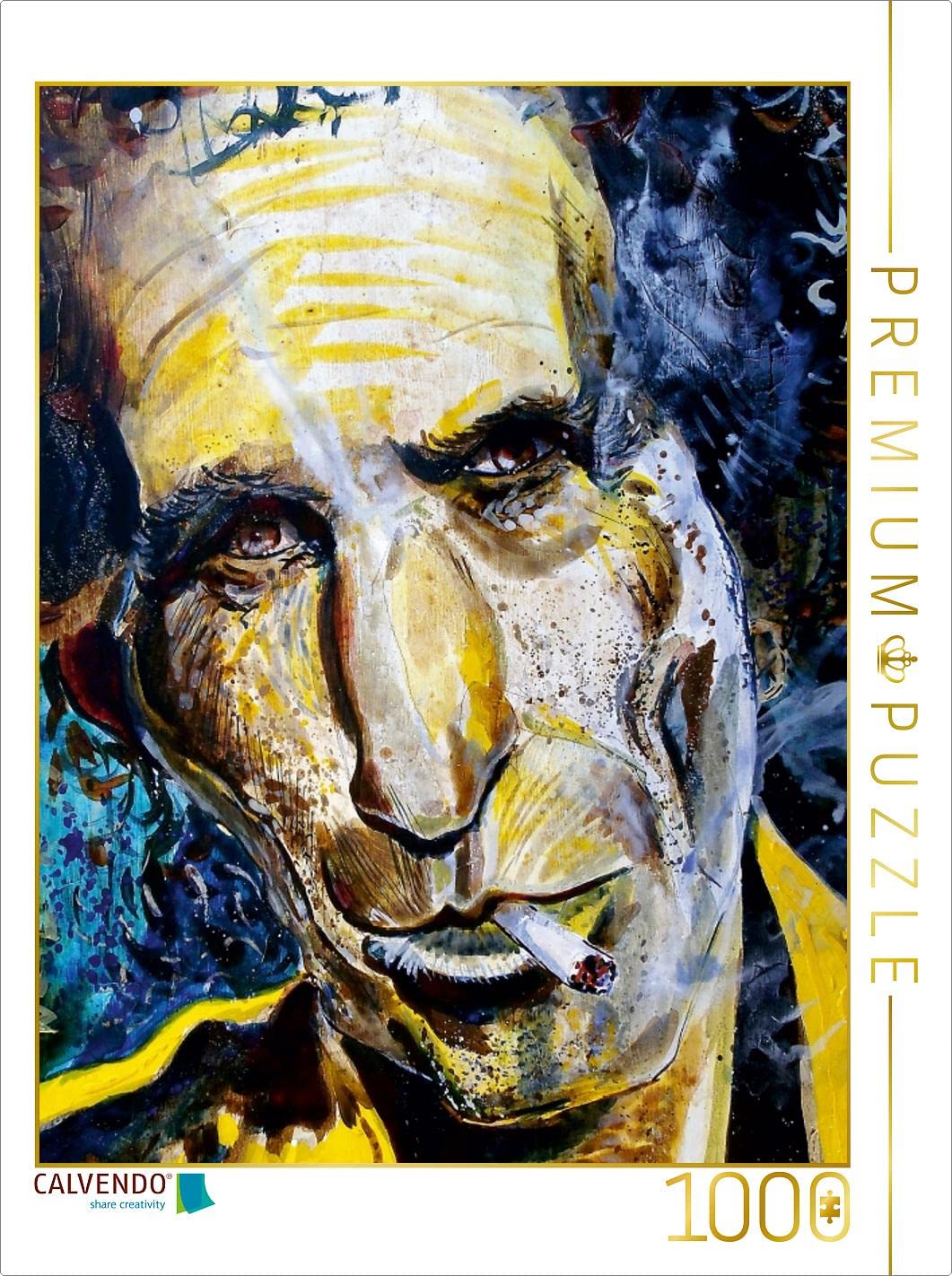 CALVENDO Jigsaw Puzzle Keith Richards 1000 Pieces Laying Size 48 x 64 cm Photo Puzzle Image of Horst Zebrafink