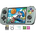 RG405M Retro Handheld Game Console , Aluminum Alloy CNC Android 12 System 4.0 Inch IPS Touch Screen with 128G TF Card 3172 Games Compatible with 5G WiFi and Bluetooth 5.0 (Gray)