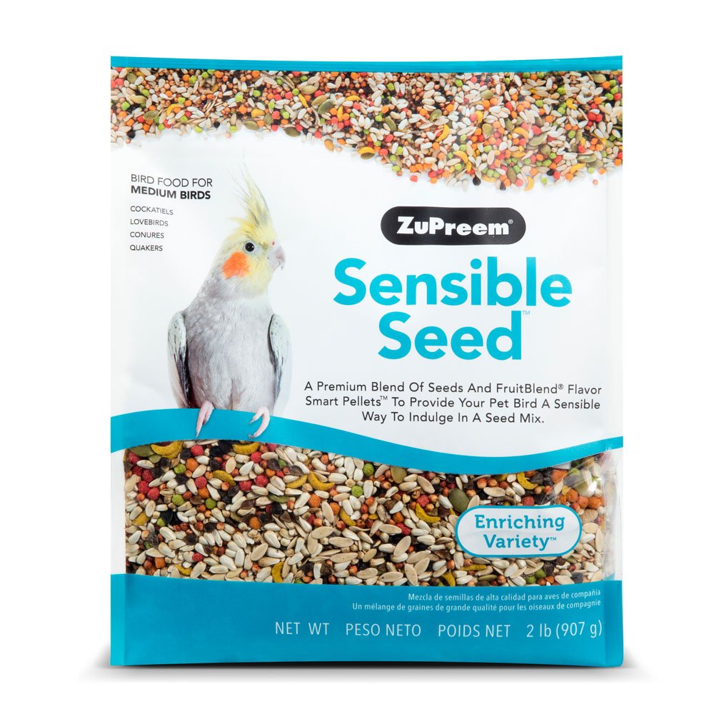 Zupreem Sensible Seed Bird Food For Medium Birds, 2 Pound Bag Amazon