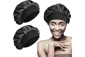 SWEET VIEW Silk Bonnet Satin Bonnet, Silk Hair Wrap for Sleeping, Soft and Comfortable Silk Sleep Cap