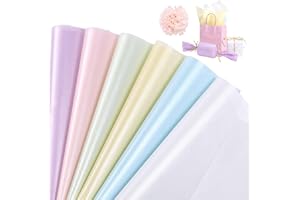 KESOTE Pastel Colored Tissue Paper for Gift Bags, 14" x 20" Wrapping Gift Tissue Paper Bulk for Crafts, Packaging, Gift Wrap, Holidays - 60 Sheets
