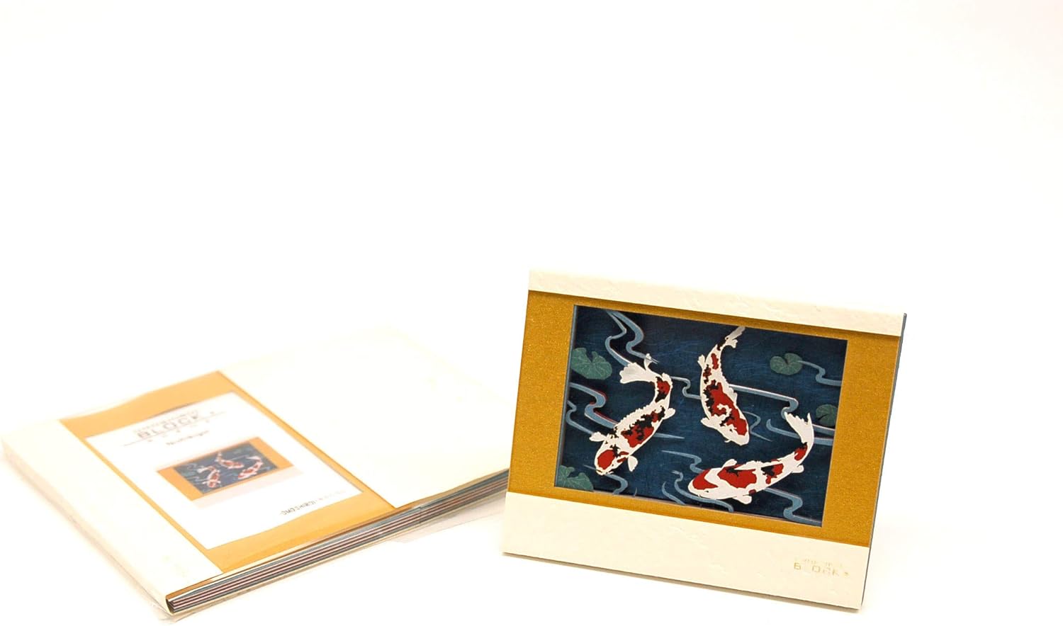 Amazon 公式商品 トライアード インテリアになるメモ帳 Omoshiroi Block Scene Nishikigoi メモ帳 文房具 オフィス用品 Amazon 公式商品 トライアード インテリアになるメモ帳 Omoshiroi Block Scene Nishikigoi メモ帳 文房具 オフィス用品