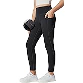 IUGA Girls Fleece Lined Leggings High Waisted Yoga Pants with Pockets Winter Leggings for Girls Athletic Warm Leggings