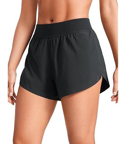 CRZ YOGA High Waisted Split Running Shorts 3