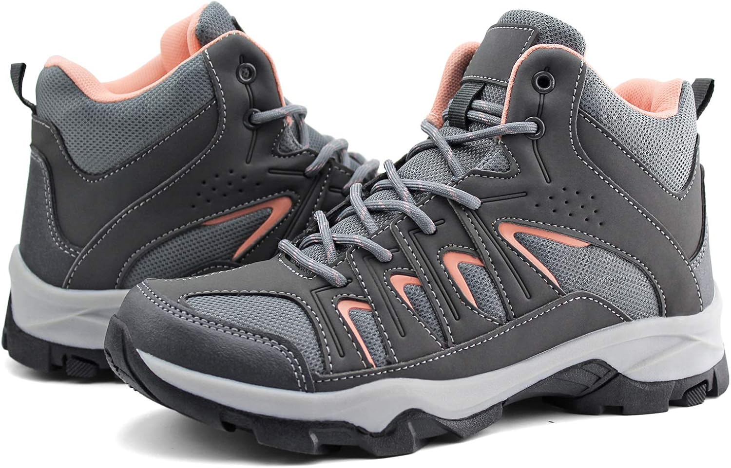  | JABASIC Womens Mid Hiking Boots Lightweight Waterproof Outdoor Trekking Shoes | Hiking Boots