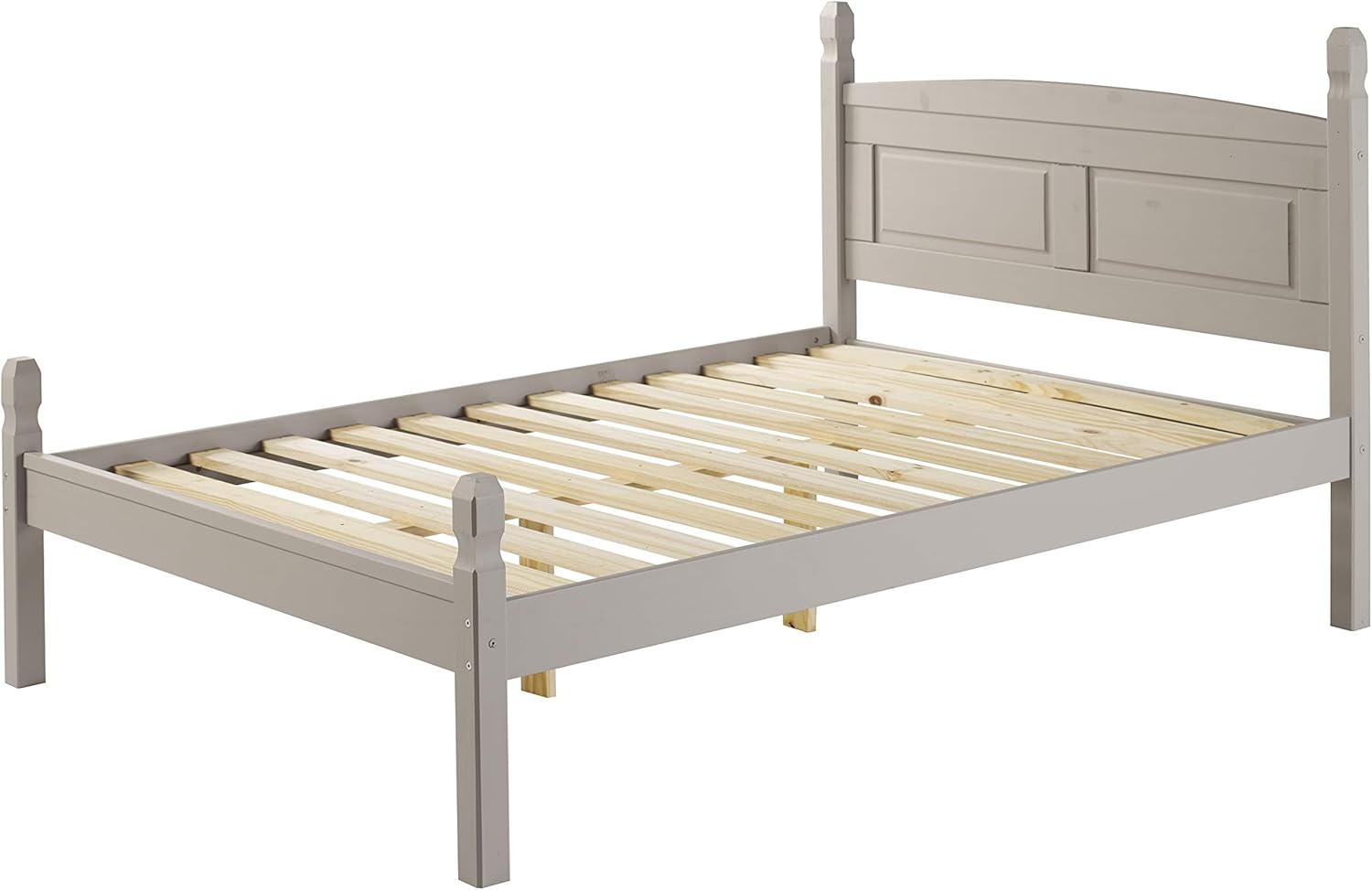 Mercers Furniture Trade Corona Grey Wax 46 Low End Bed Frame Furniture