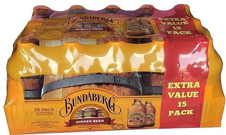 Bundaberg Ginger Beer 15 x 375 ml (Pack of 15)