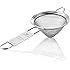 Homestia 3.3" Fine Mesh Strainer for Kitchen, 304 Stainless Steel Cocktail Sieve Sifters For Food, Liquid Drink Strainers Cup
