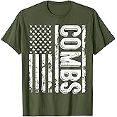 Combs Last Name Funny Surname Team Combs Family Reunion T-Shirt