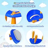 Kikidex Magnetic Drawing Board for Toddlers 1-3 Dark Blue 8.7 inch view 4