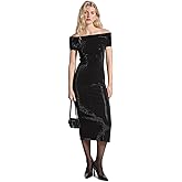 Michael Kors Women's Fold Over Midi Dress