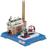Wilesco 10 steam Engine D10, 155 ml Boiler Contents, Including Safety Valve and Whistle-Pipe