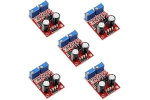 HIBCTR 5Pcs NE555 Signal Generator Module 5V-15V Adjustable Frequency Duty Cycle Square Wave Output for Stepper Motor Driver, 4.2-11.4V Rectangular Wave Generator