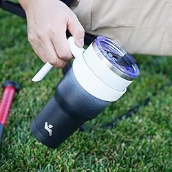 Konokyo 40 oz Tumbler with Handle and 2 Straw 2