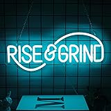 Rise & Grind Neon Sign Hustle LED Neon Signs for