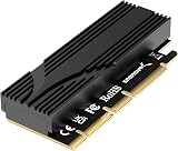 SABRENT M.2 NVMe to PCIe x16 Adapter with Aluminum Heatsink EC-TFPE