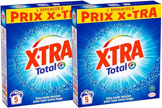 X Tra Total Detergente En Polvo Lote De 2 Amazon Es Salud Y Cuidado Personal