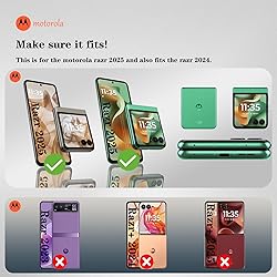 LWLFEKA for Motorola Razr 2025/2024 Case with Front
