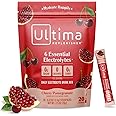 Ultima Replenisher Daily Electrolyte Powder Drink Mix – Cherry Pomegranate, 20 Stickpacks – Hydration Packets with 6 Electrolytes and Minerals – Keto Friendly, Vegan, Non-GMO and Sugar-Free