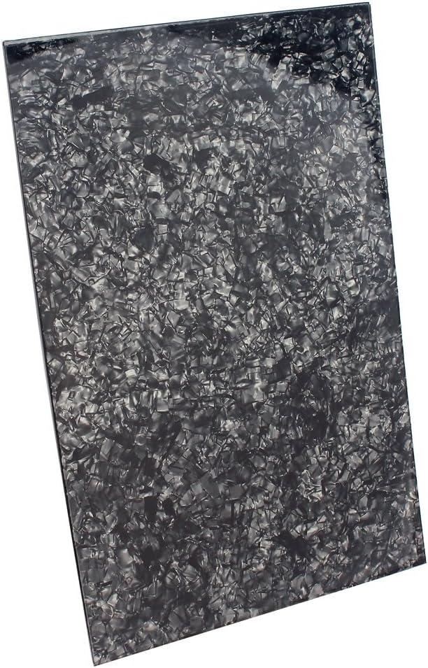 Alnicov 44X29Cm Black Pearl Acoustic Guitar Self Adhesive Scratch Plate Sheet Pickguard Material Sheet - Image 3