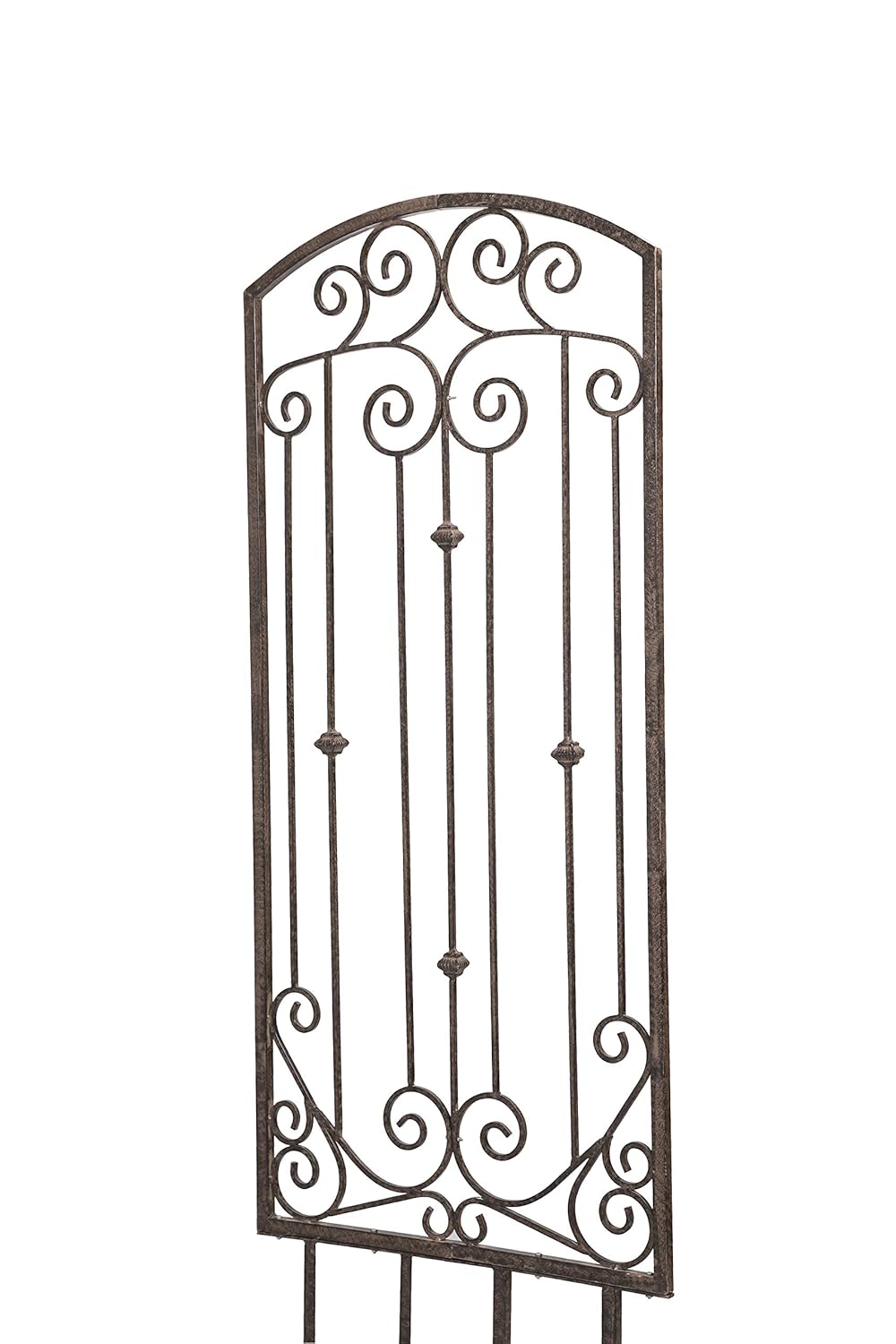 Ivy Gar602 H Potter Large Garden Trellis Wrought Iron Heavy Scroll Metal Decoration Weather Resistant Lawn Clematis Patio Wall Decor Screen For Rose Trellises Patio Lawn Garden Sailingschool Pl