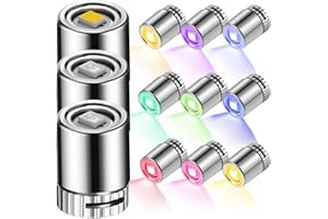 Artibetter 24pcs Miniature LED Lights Battery Powered Tiny Pen Lights for DIY Crafts Dollhouse Decor Warm