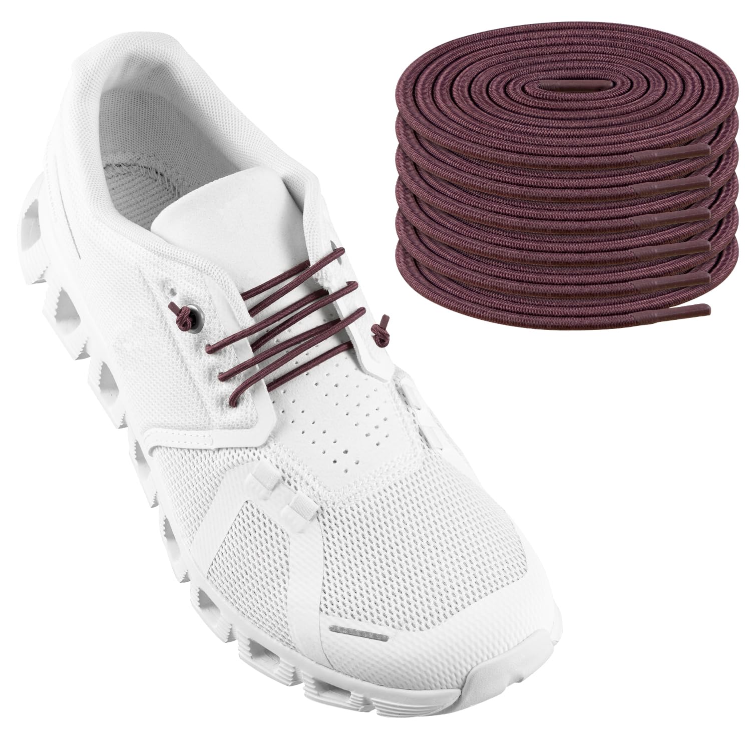 3 Pairs Elastic Shoelaces for ON Cloud 5 & 6 No Tie