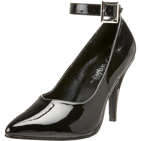 Pleaser DREAM-420W, Escarpins Femme, Noir - Black (Blk Faux Leather), 36