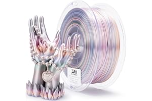 ZIRO 3D Printer Filament, Shiny PLA Fast Gradient Color Change, Glossy Color Change by Length PLA, Fit Most FDM 3D Printers, Dimensional Accuracy +/-0.03mm, 1KG/2.2lb Spool, Earth Tone(Silk)