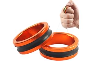 Shaddock Fishing Line Puller Ring, 2pcs Fishing Knot Tying Tool Knot Tightening Aluminium Alloy Puller Ring