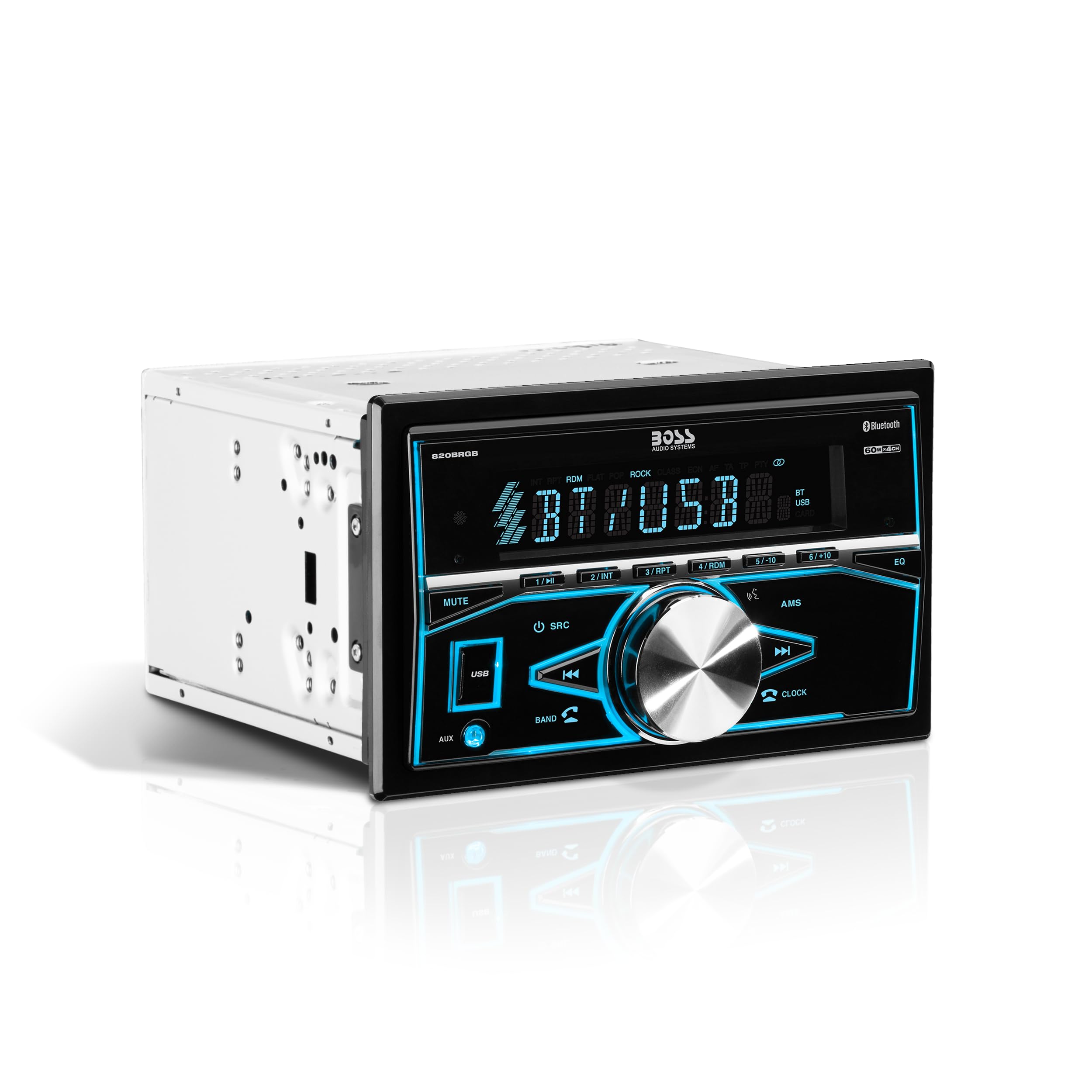 BOSS Audio Systems 820BRGB Car Stereo - Double Din, Bluetooth, No