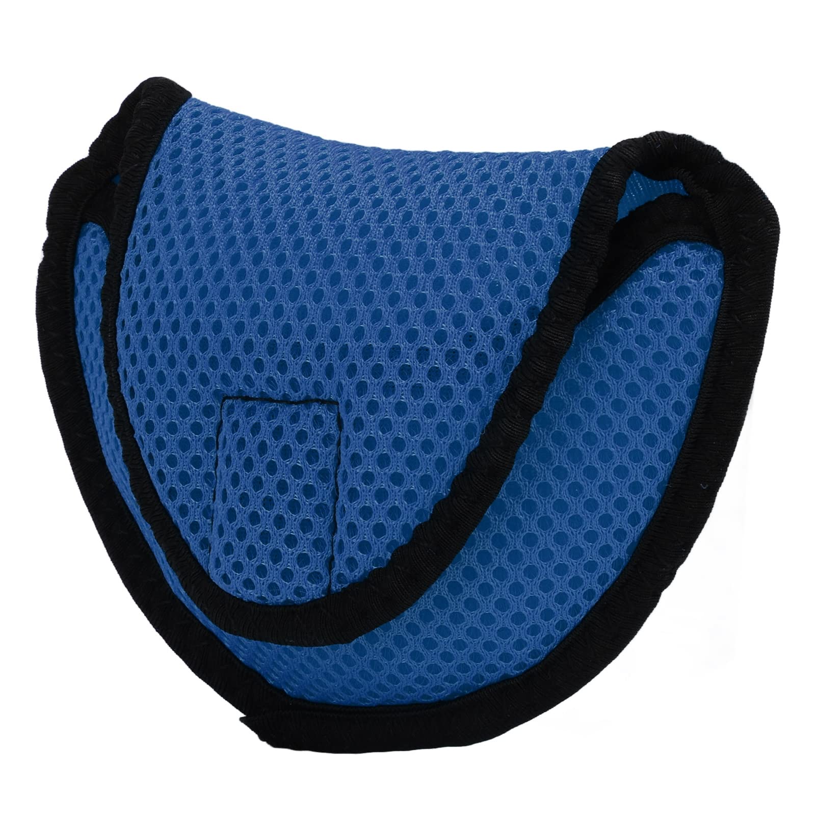 Mallet Putter Head Cover, Headcover Protector Bag Wear Resistant Washable Portable D Shaped for Protecting Club(blue)