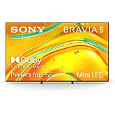 Sony 85 Inch BRAVIA 5 Mini LED 4K HDR Smart Google TV (K-85XR50) | XR Processor with AI Technology, Dolby Vision/Atmos, XR Backlight Master Drive, 120Hz Refresh Rate, 4K movie credits included