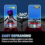 Insta360 X4 Motorcycle Bundle 8K 360 Camera 135 Min Battery 256GB Card view 3