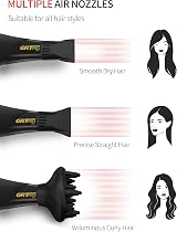 GRT PRO Professional Hair Dryer 3500W Ionic AC Motor 2 Speed 3 Heat view 7