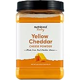 Nutricost Pantry Yellow Cheddar Cheese Powder (2.5 Pounds Per Bottle) | Powdered Cheese, Great for Cooking, Baking, Popcorn, and More!